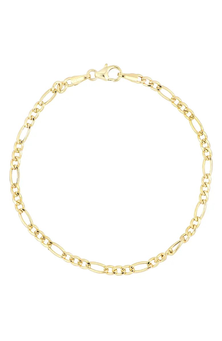 Fiagro 14K Gold Chain Bracelet | Nordstrom
