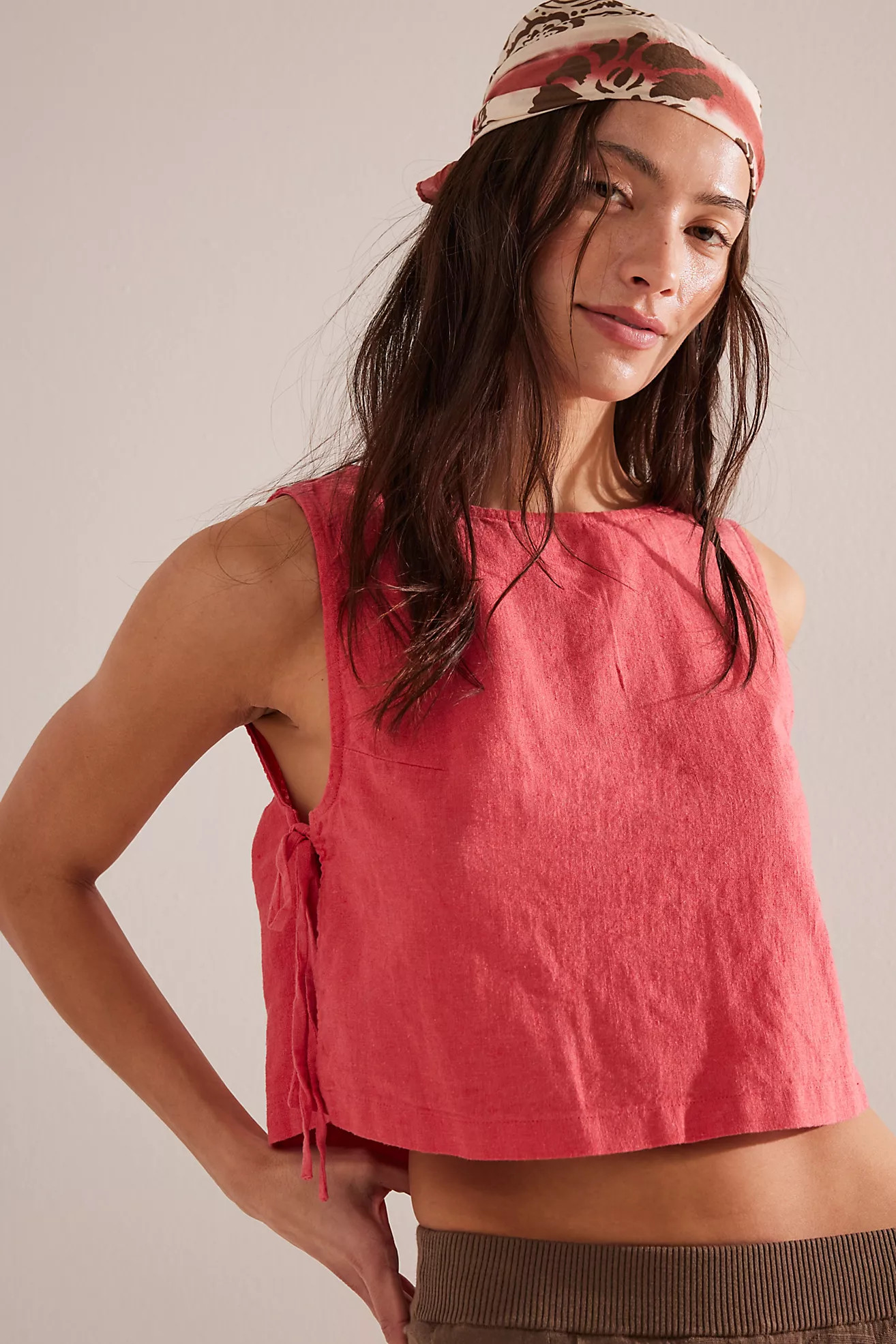Nora Cotton-Linen Top | Free People (Global - UK&FR Excluded)