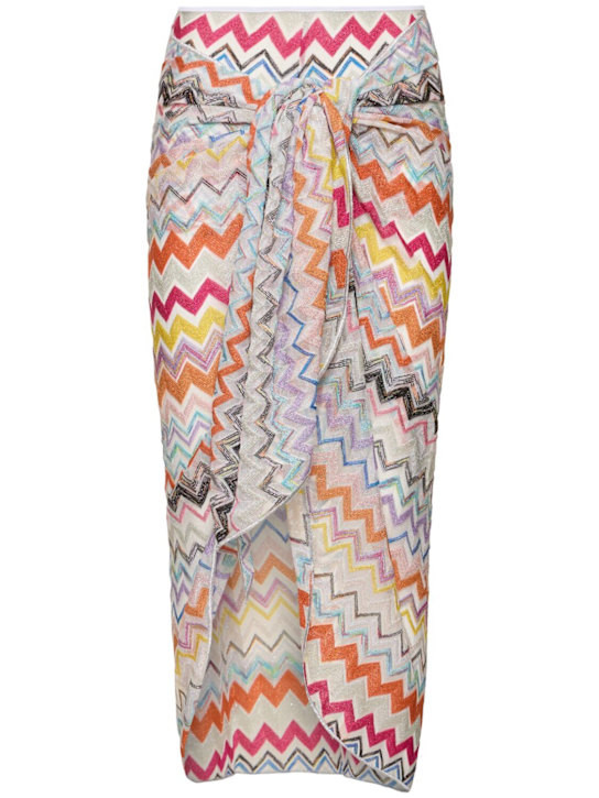 Chevron lurex knotted sarong | Luisaviaroma