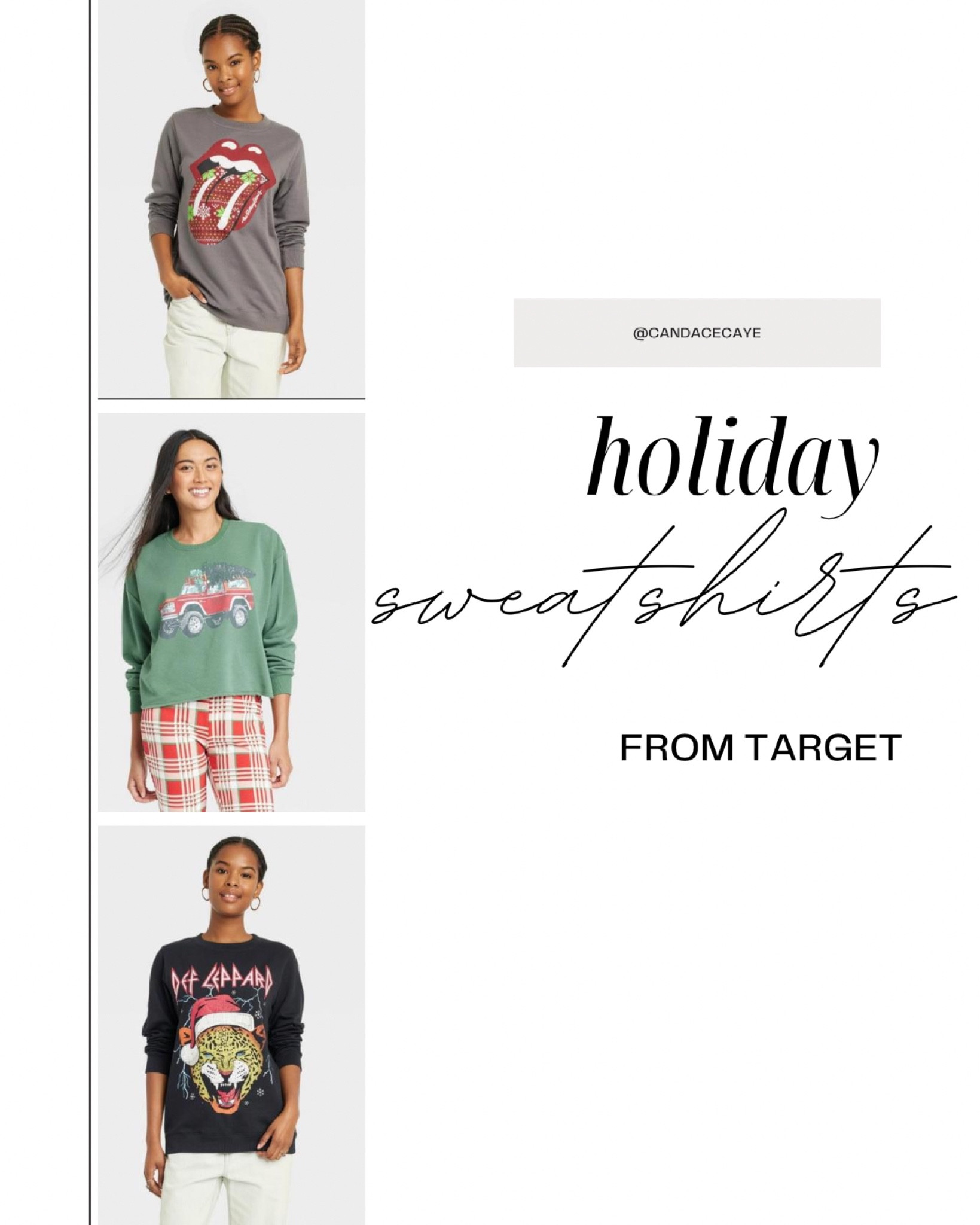 Obsessed with these fun holiday sweatshirts! I grabbed The Rolling Stones shirt as soon as I saw it! 

#LTKSeasonal #LTKcurves #LTKHoliday
