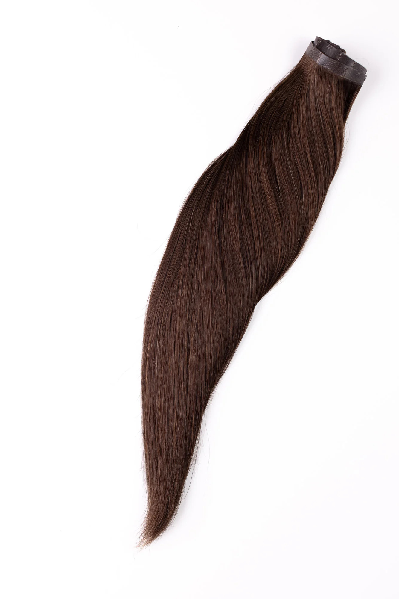 BFB | 21" Classic - Hair Extensions - For Length - Chocolate Brunette | Barefoot Blonde Hair