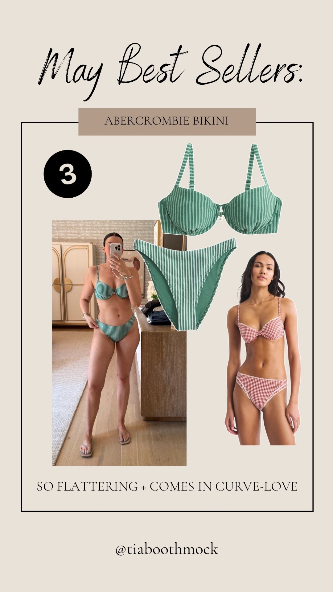 These @abercrombie swimsuits were some of my best sellers for a reason! So cute, comfortable, and perfect for beach days.

#LTKSwim #LTKootd #LTKmomlife