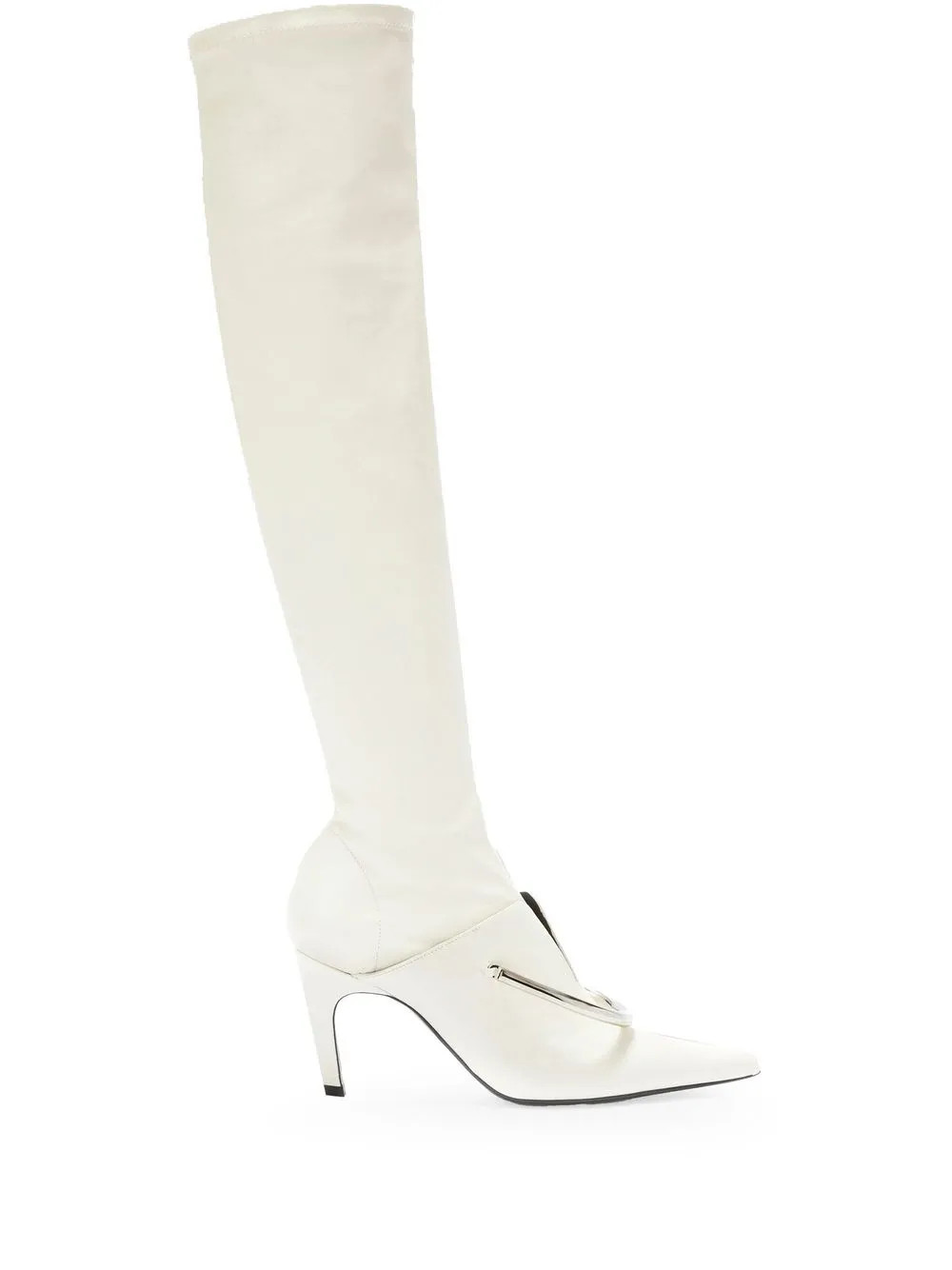 pointed-toe knee high boots | Farfetch Global