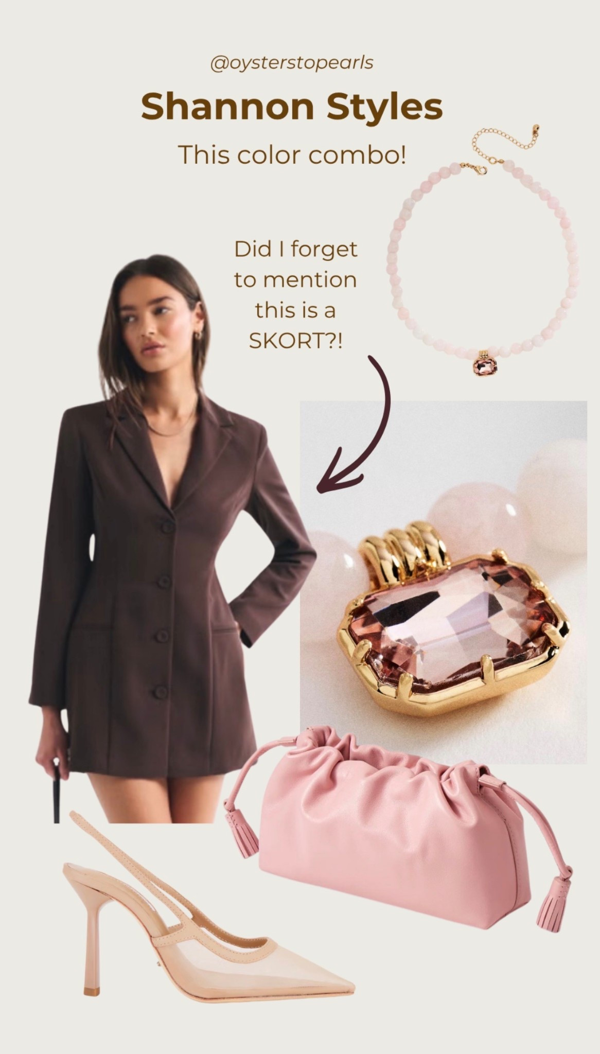🌸🤎This color combo🌸🤎 #pinkandbrowm #springlook #thecolorcombo #weddinglook #weddingguest

#LTKMothersDay #LTKWedding #LTKgrwm