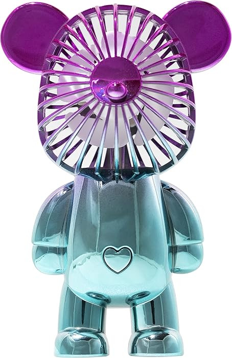 Rechargeable USB Mini Handheld Fan - Portable Cute Bear Design for Kids, Girls, Women - Home, Tra... | Amazon (US)