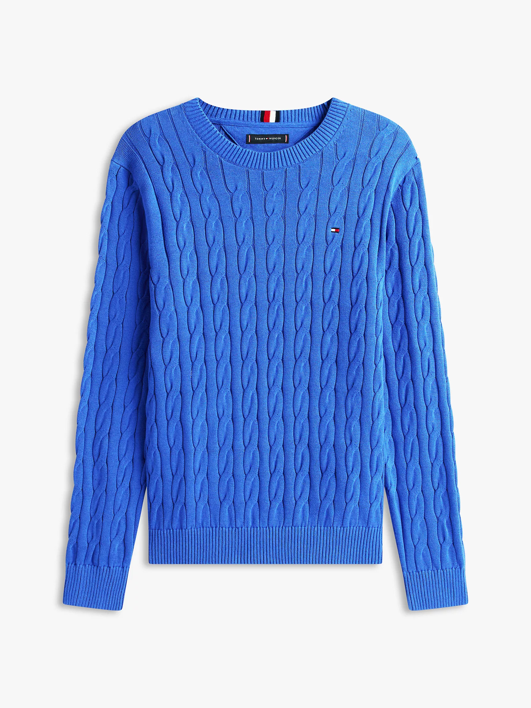 Cable Knit Crewneck Sweater | Tommy Hilfiger | Tommy Hilfiger (US)