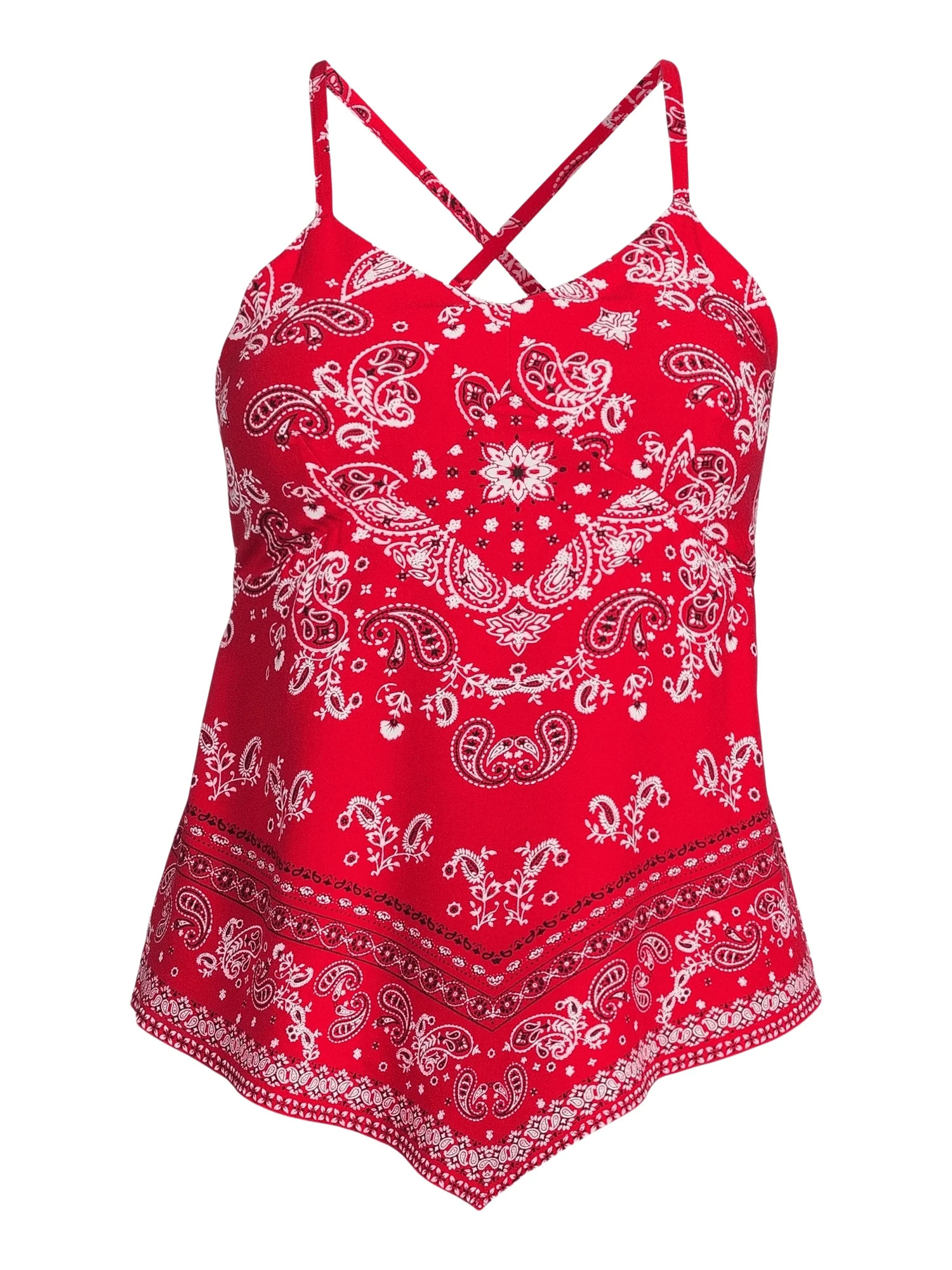 No Boundaries Juniors Hanky Hem Cami Top, Sizes XS-XXXL | Walmart (US)