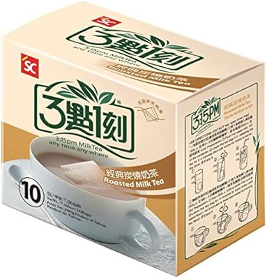 Milk Tea – Authentic Bubble Tea, Roasted Flavor, by 3:15pm, 7.06oz (10 bags) | Amazon (US)