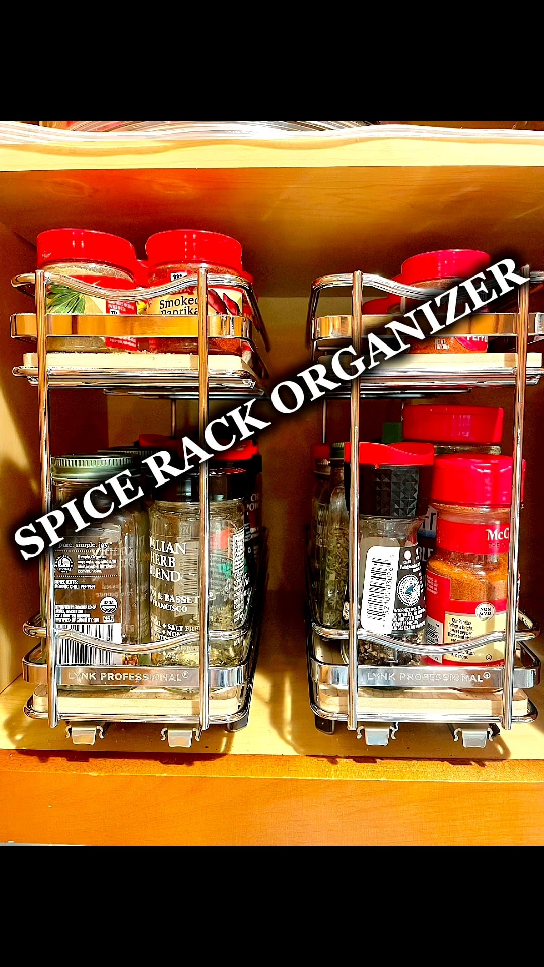 Spice rack organizer. Amazon. Making cooking a bit less stressful
This holiday season! #spicerack #organizer #kitchen #organized #sahmlife #cook #bake 

#LTKHome #LTKHoliday #LTKGiftGuide