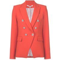 Veronica Beard Miller six button blazer - Red | Farfetch EU
