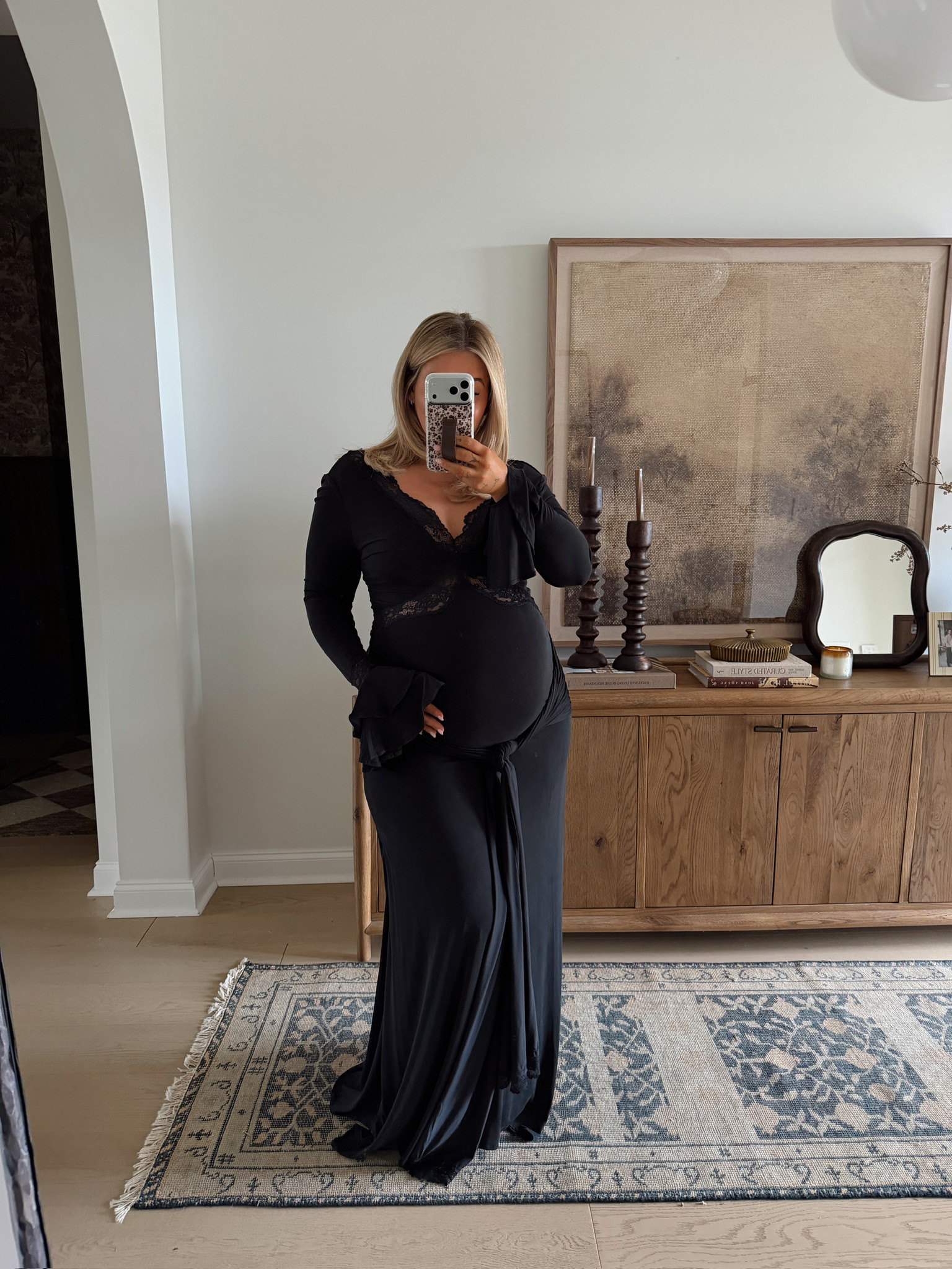Love this maxi dress!!! Would be so cute not pregnant too. I got an XL 

#LTKMidsize #LTKBump