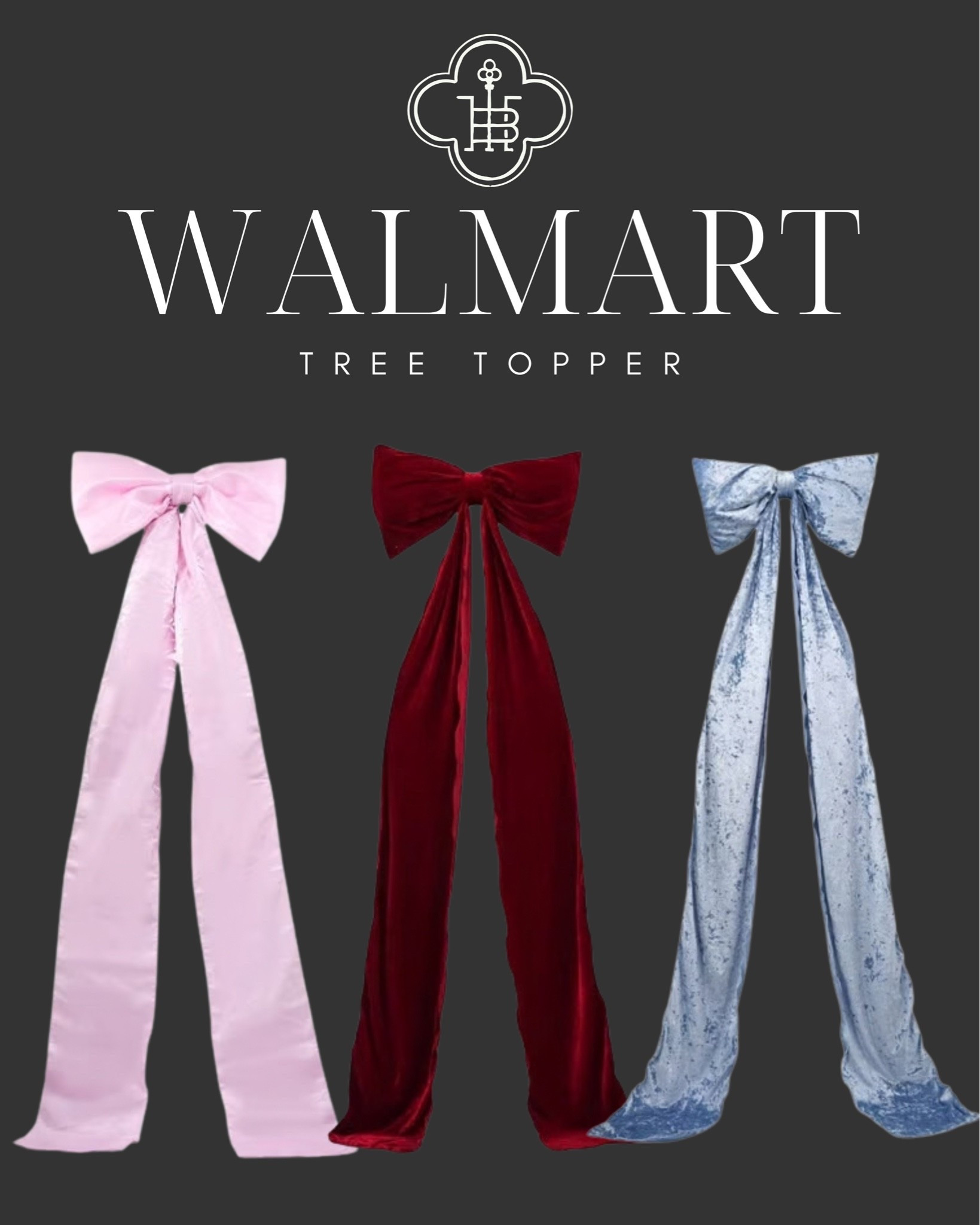 The cutest bow tree toppers are back!!

#LTKSeasonal #LTKHome