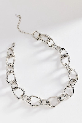 Chunky Hammered Chain Necklace | Anthropologie (US)