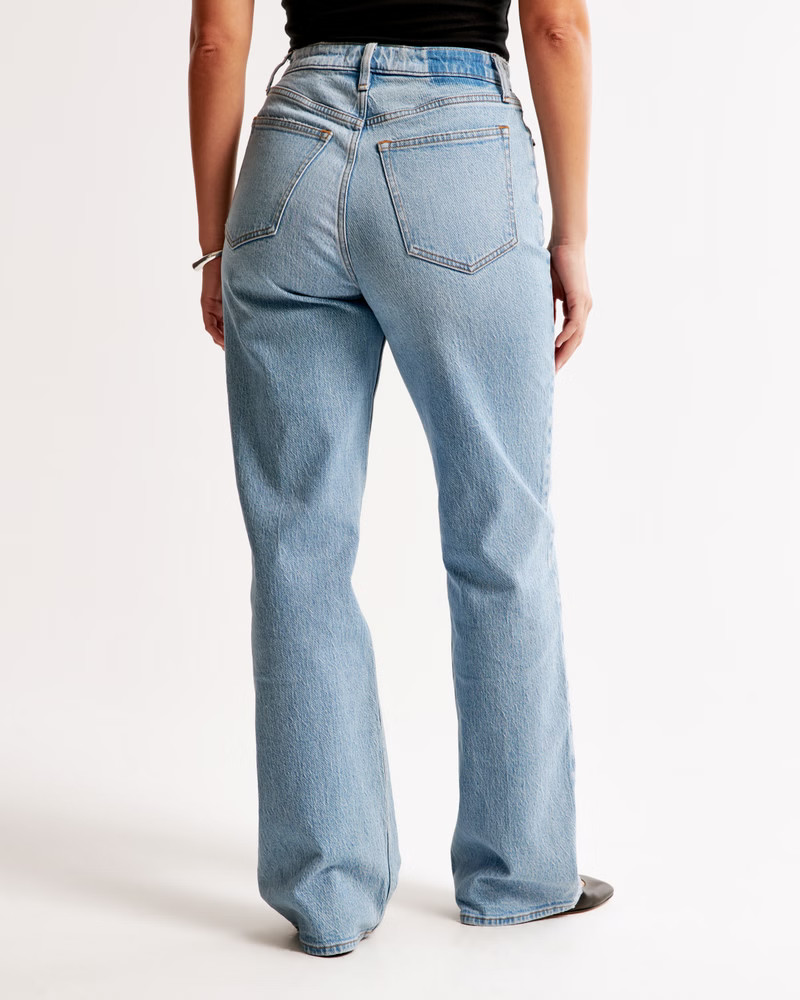 Curve Love High Rise 90s Relaxed Jean | Abercrombie & Fitch (US)