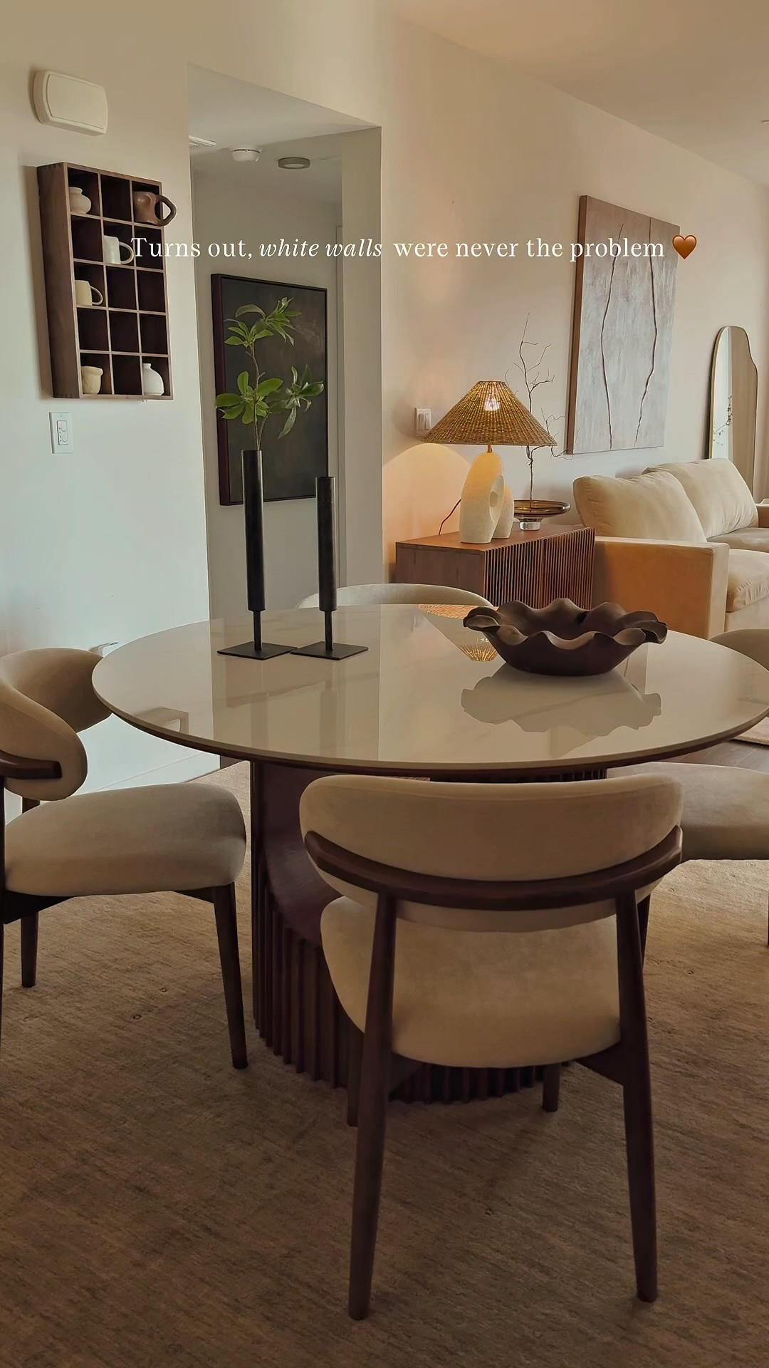 Turns out, white walls were never the problem