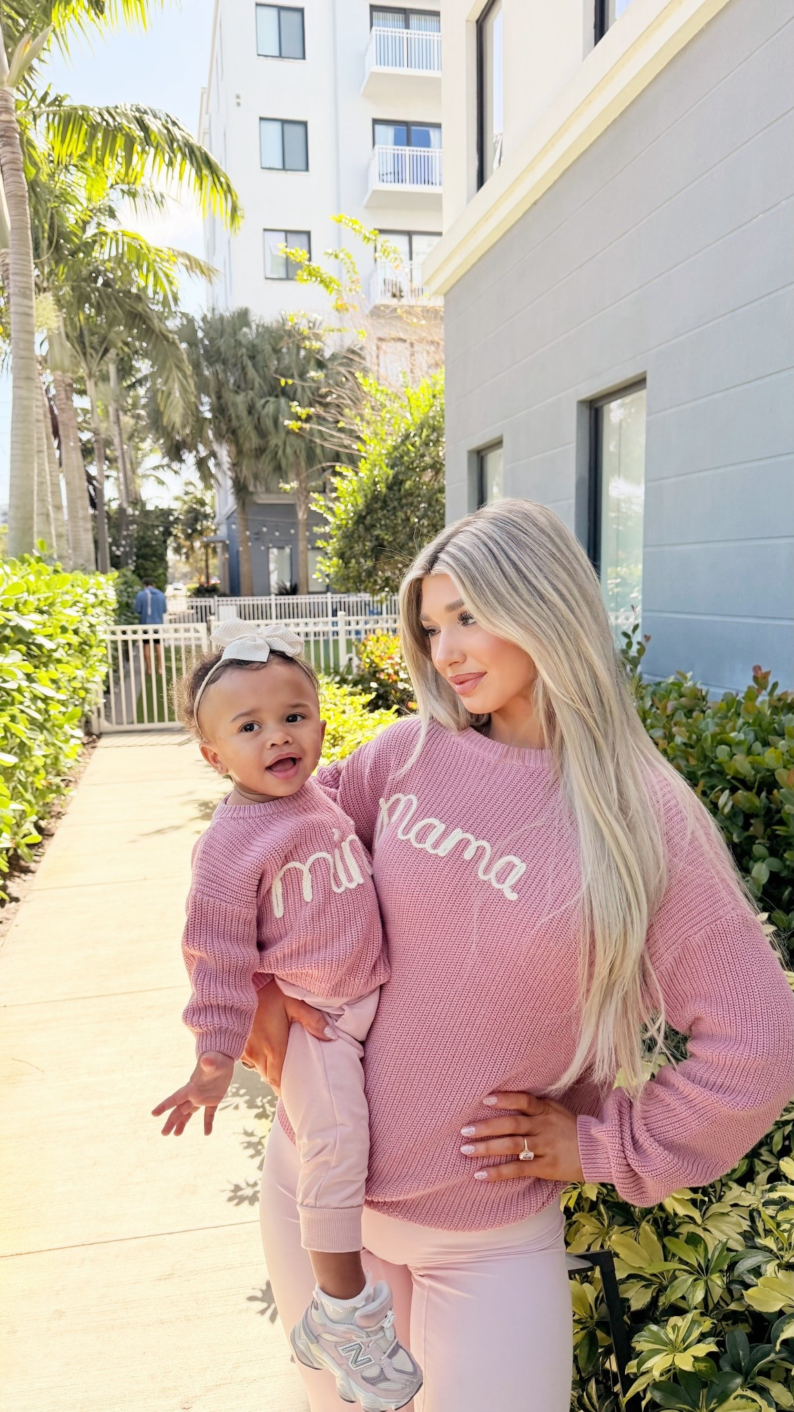 Mama & mini matching sweater outfits 

#LTKmomlife #LTKKids #LTKBaby
