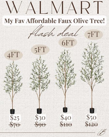 My favorite affordable Walmart faux olive tree! 

#LTKsalealert #LTKhome #LTKfindsunder50