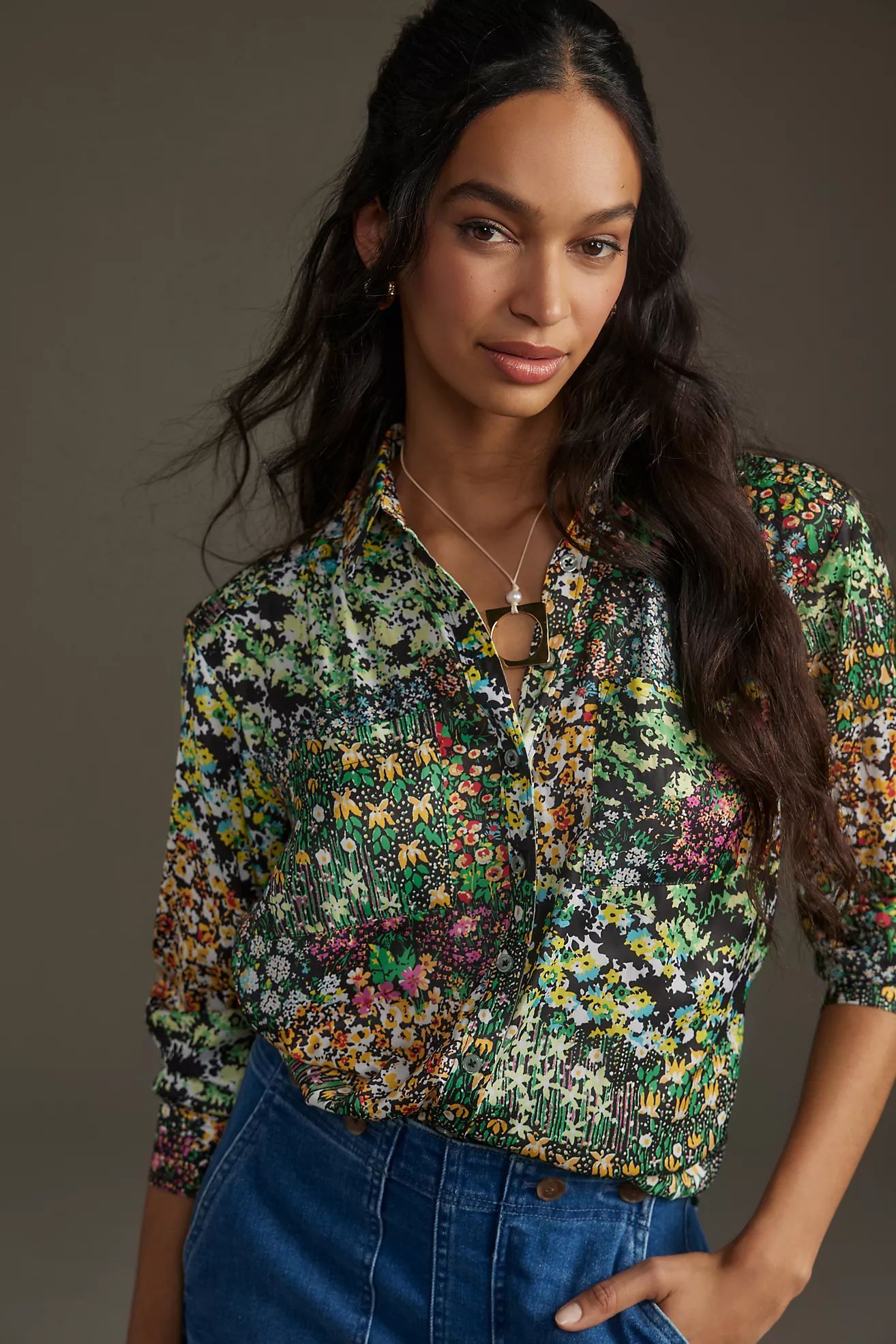 By Anthropologie Relaxed Buttondown Blouse | Anthropologie (US)