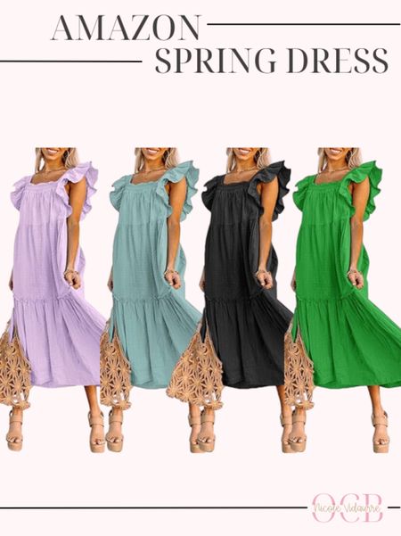 I recently got this dress in green and love it! So cute for spring and summer. It can be worn cassette with sandals or dresses up with wedges and statement jewelry  

#LTKstyletip #LTKfindsunder50 #LTKSeasonal