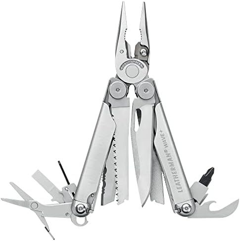 LEATHERMAN, Wave Plus Multitool with Premium Replaceable Wire Cutters, Spring-Action Scissors and... | Amazon (US)