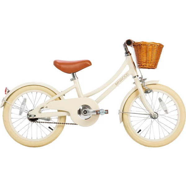 Classic Bike, Cream - Banwood Bikes | Maisonette | Maisonette