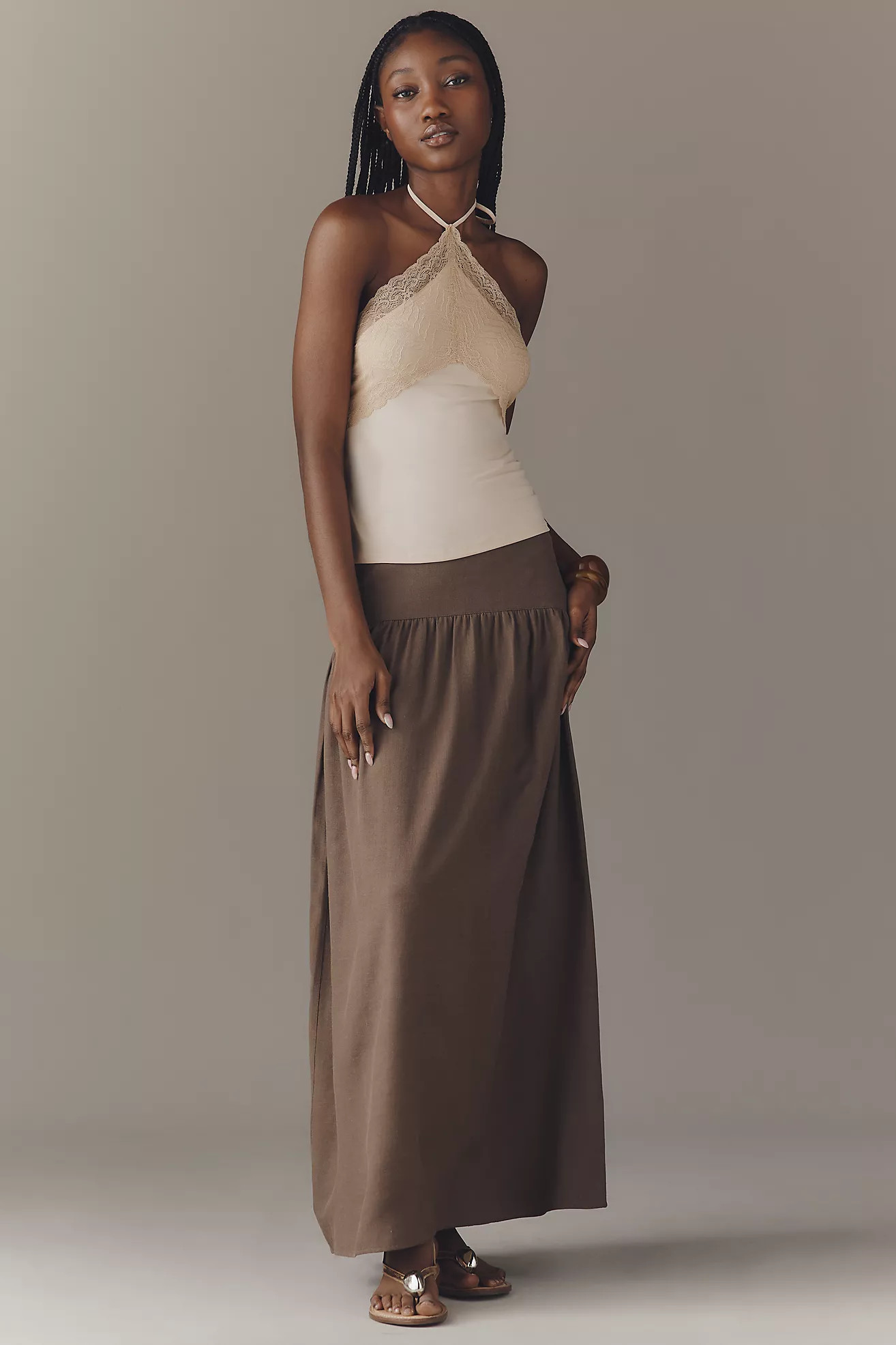 BAYSE Delphine Maxi Skirt | Anthropologie (US)