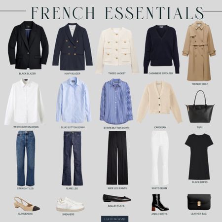Capsule Wardrobe Part 2
French Essentials 

#LTKstyletip #LTKSeasonal
