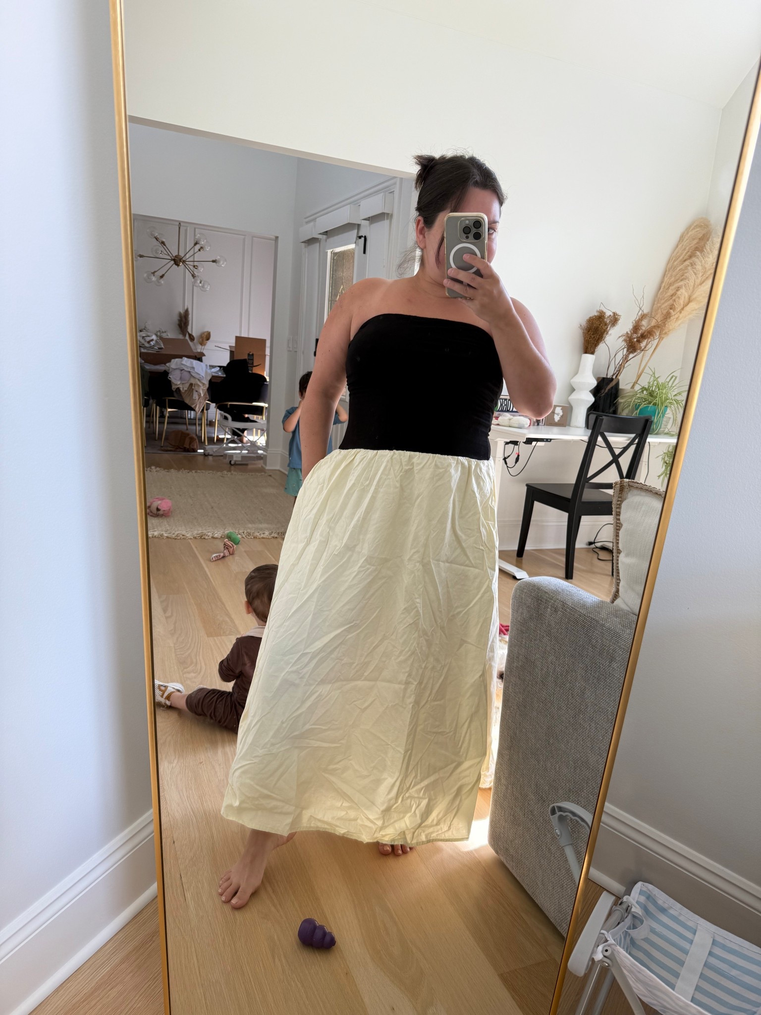 Just have to iron it. Black cream dress summer


#LTKFindsUnder50 #LTKPetite #LTKStyleTip