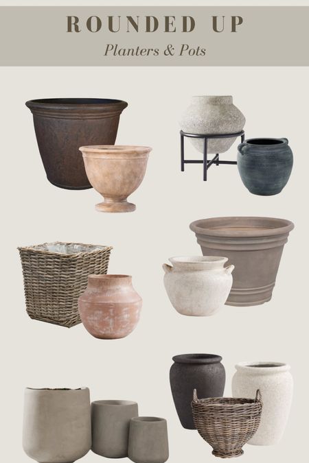 New Planters that are pretty and a mix of mid range price to budget friendly!

That vintage vessel in a stand 🤩

Some old favorites and lots of new outdoor pots

#LTKHome #LTKStyleTip #LTKSaleAlert