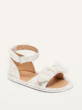 Bow-Tie Textile Sandals for Baby | Old Navy (US)