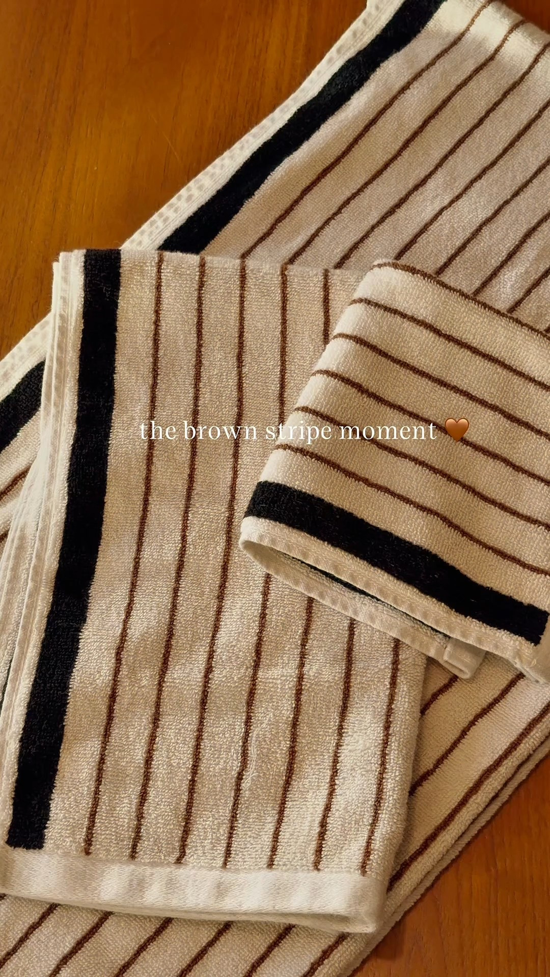  Brown Striped towels 

#bathroomstyling #bathtowels

#LTKHome #LTKCyberWeek #LTKHoliday