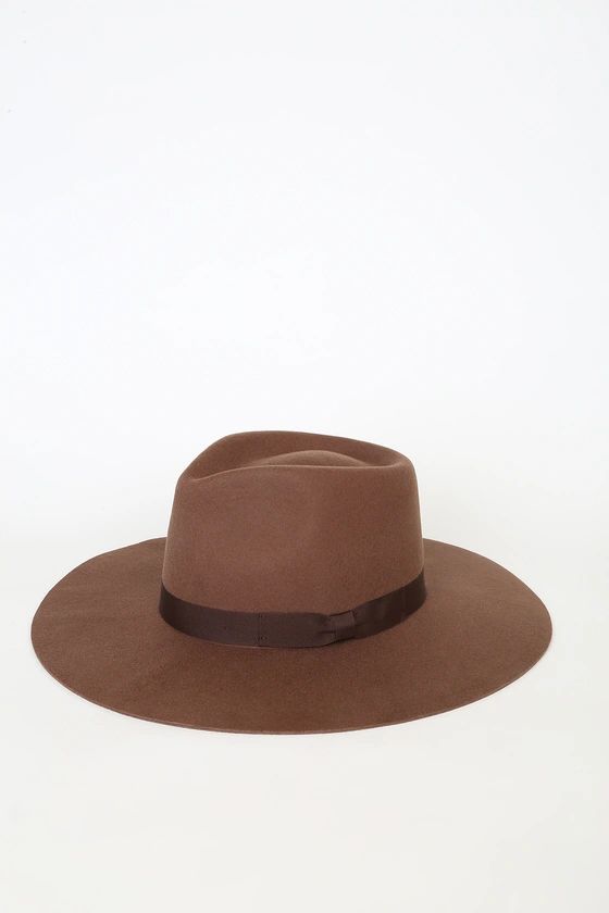 Autumn Days Brown Wide Brim Hat | Lulus (US)