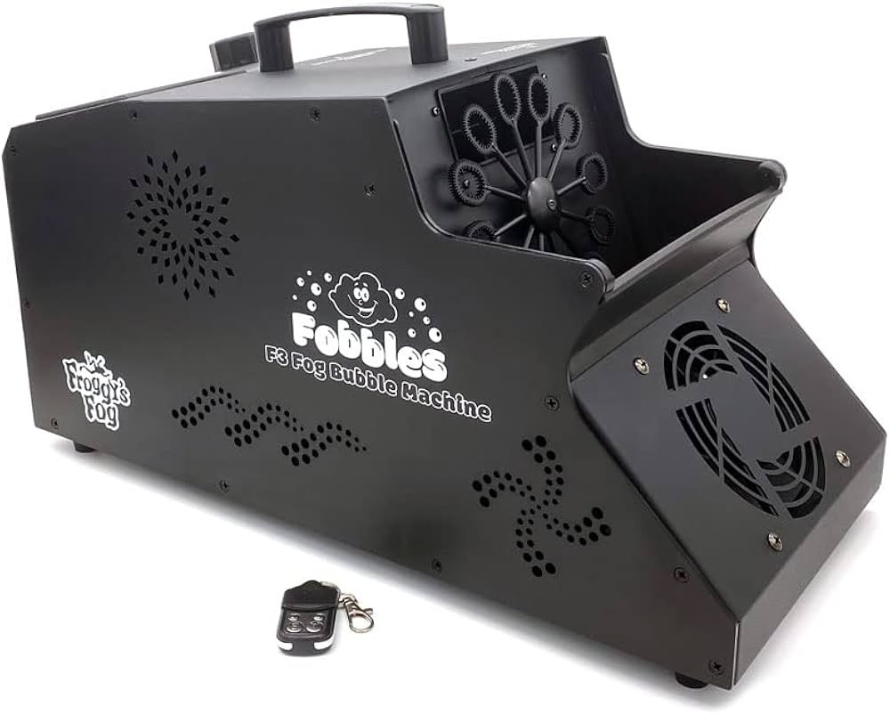 Froggy's Fog - Fobbles F3 - Fog Filled Bubble Machine - 4 Machines in 1 | Amazon (US)