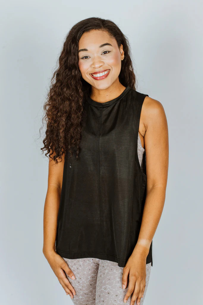 Varley Mariposa Tank Black | CoatTails LLC