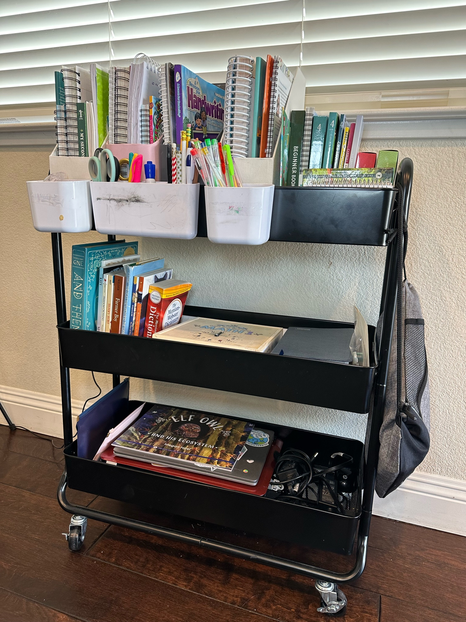 Homeschool cart essentials and some of our favorite learning tools and workbooks! #education #homeschool #organization 

#LTKfamily
