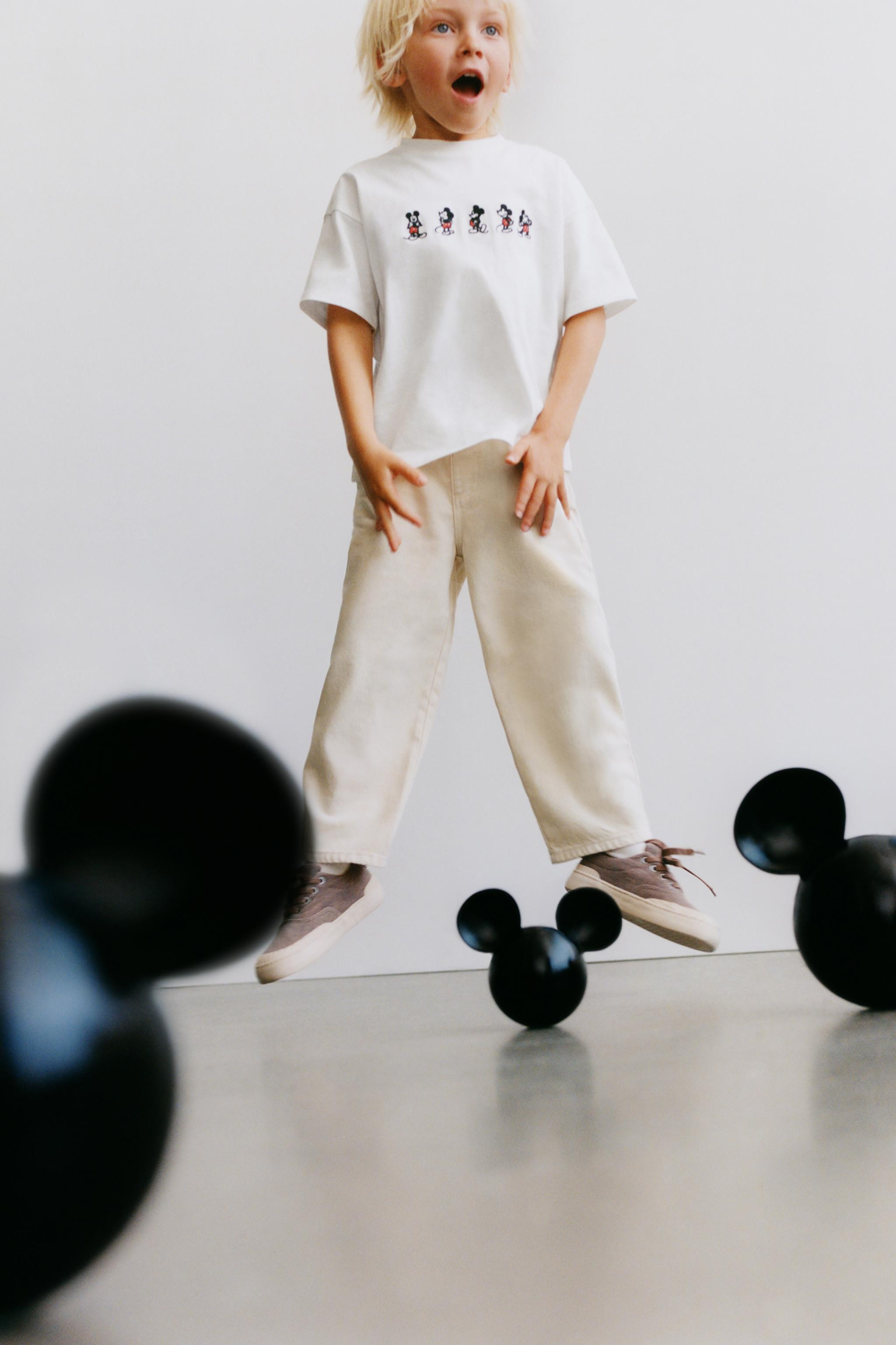 MICKEY MOUSE © DISNEY EMBROIDERED T-SHIRT | Zara US