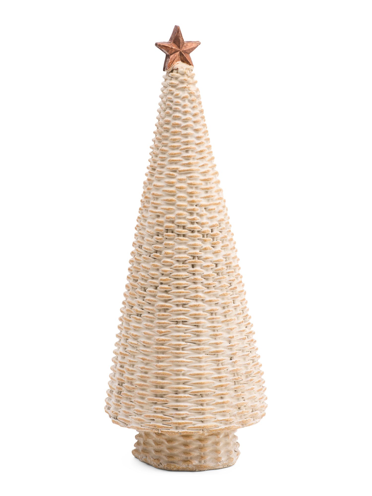 17in Resin Rattan Look Tree With Star | Pillows & Decor | Marshalls | Marshalls