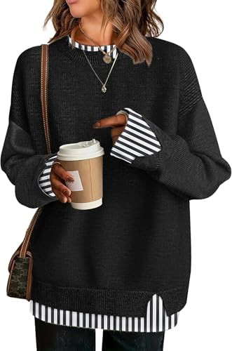 ETCYY Womens Sweaters School Teacher Outfits Fall Clothes Cowboy Chic Knit Cozy Fall Fashion 2025... | Amazon (US)