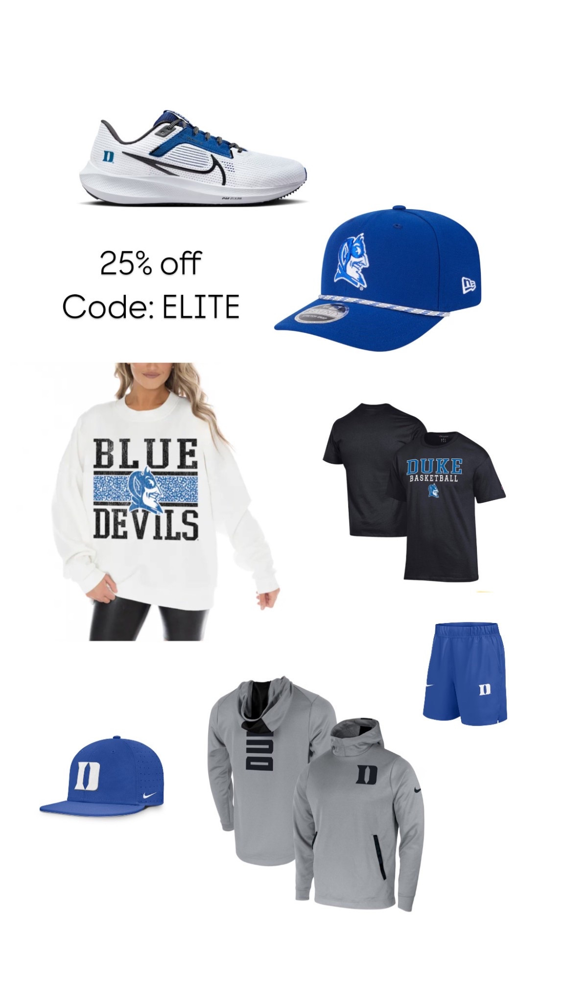 Time to keep dancing and grab some fan gear for the NCAA Final Four: Blue Devils edition 💙😈🏀

#LTKSaleAlert #LTKMens #LTKFindsUnder50