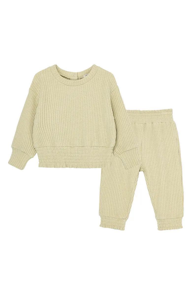 Smocked Hem Top & Pants Set | Nordstrom