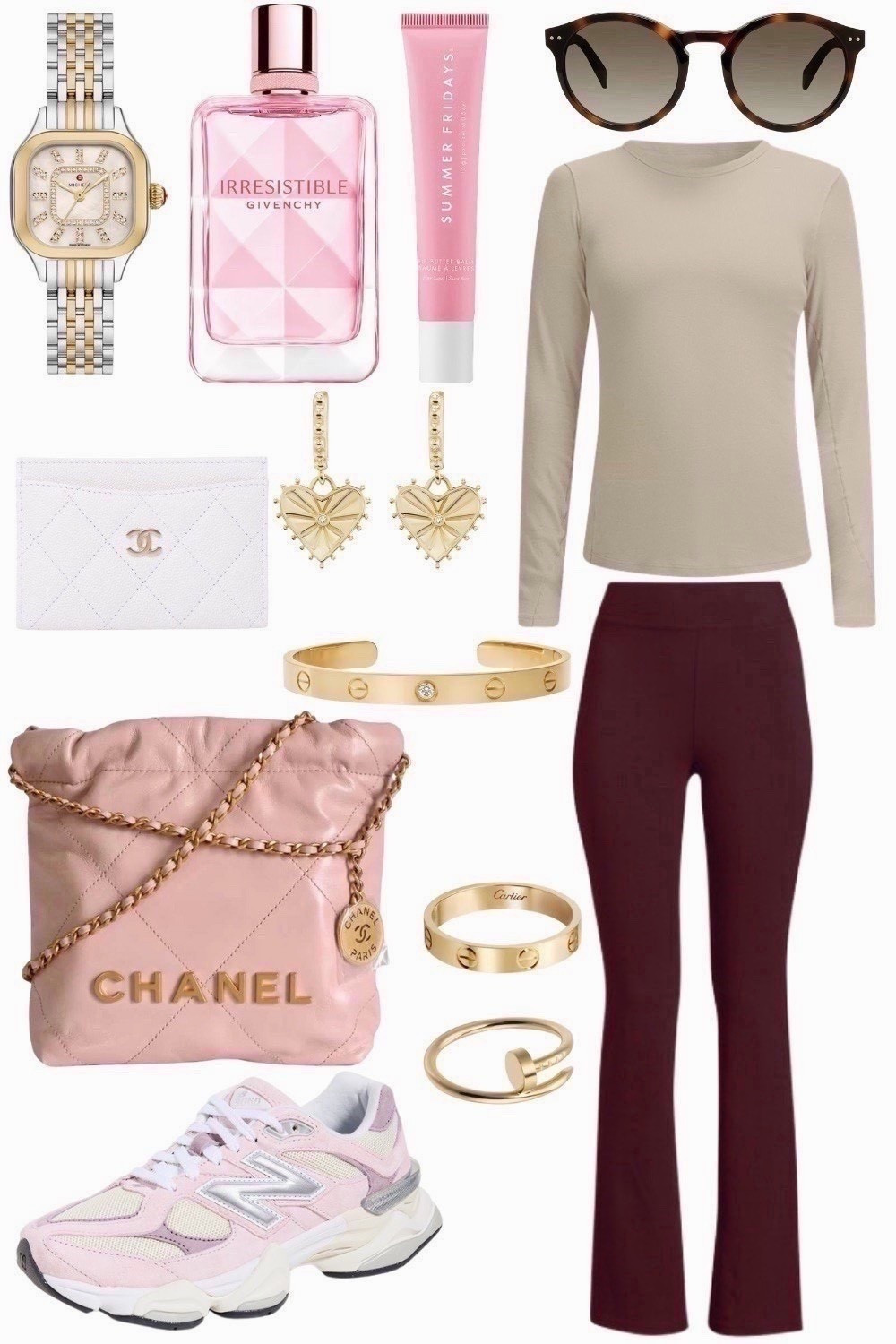 Lululemon hold tight tee in sheer oak (6) with align flares in garnet (4)



#LTKootd #LTKSeasonal #LTKFindsUnder100