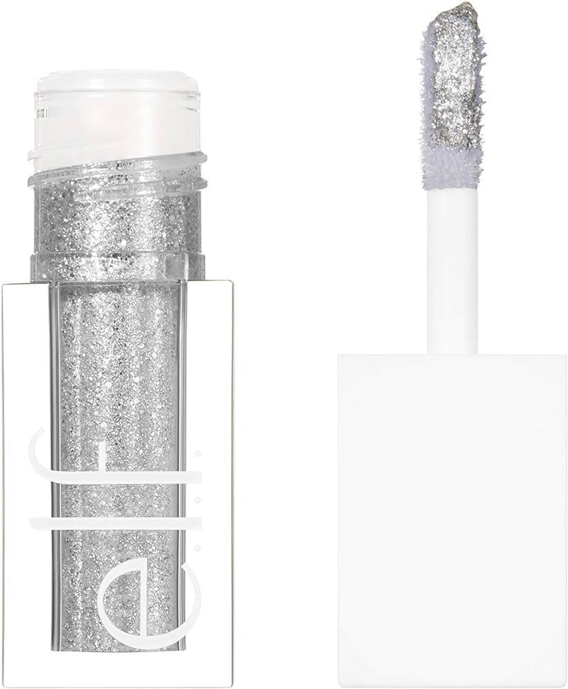 e.l.f. Liquid Glitter Eyeshadow, Long Lasting, Quick-Drying, Opaque, Gel-Based Formula, Creates H... | Amazon (US)
