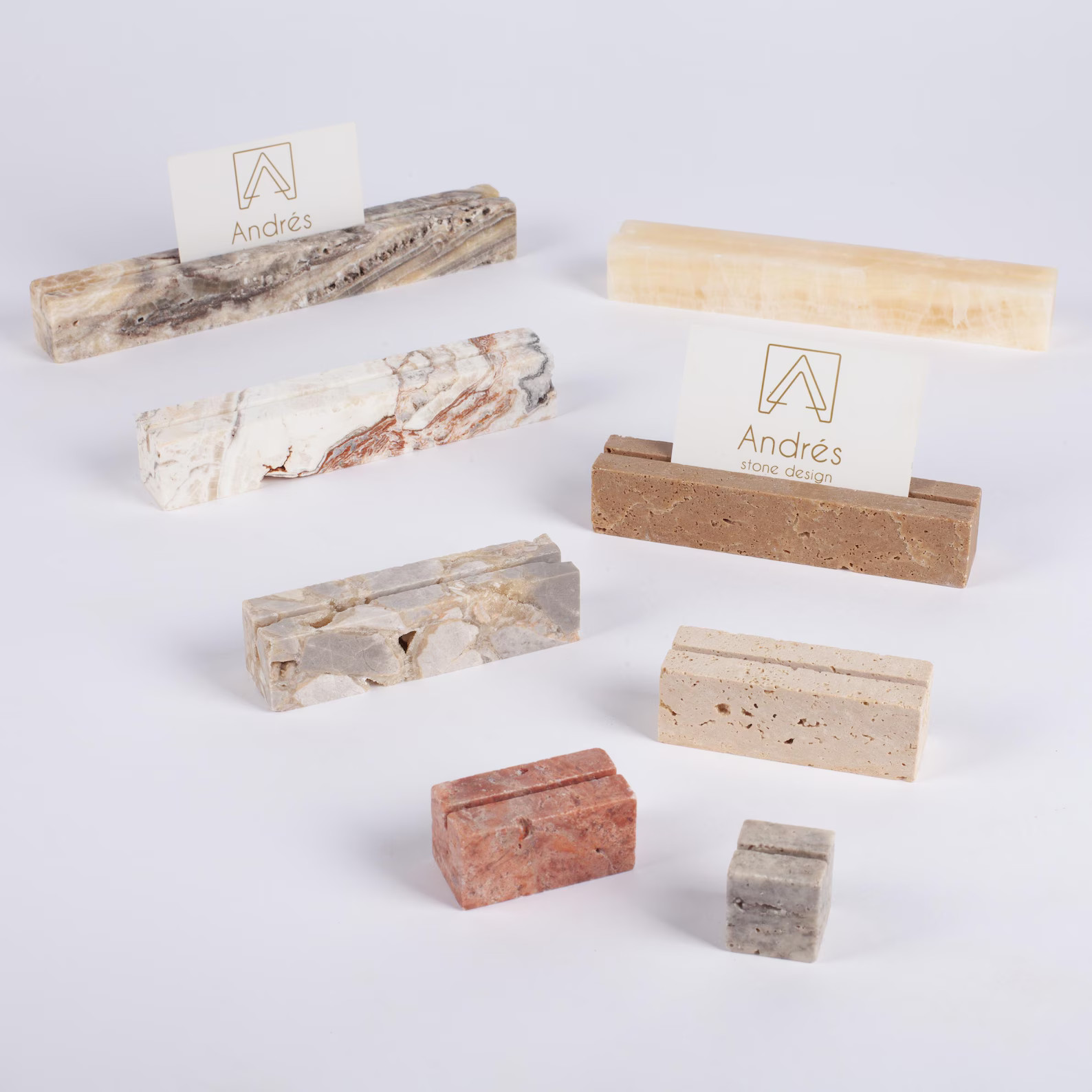 Travertine Card Holder, Marble Menu Holder, Jewelry Display, Name Tag Holder, Wedding Name Tag Ho... | Etsy (US)