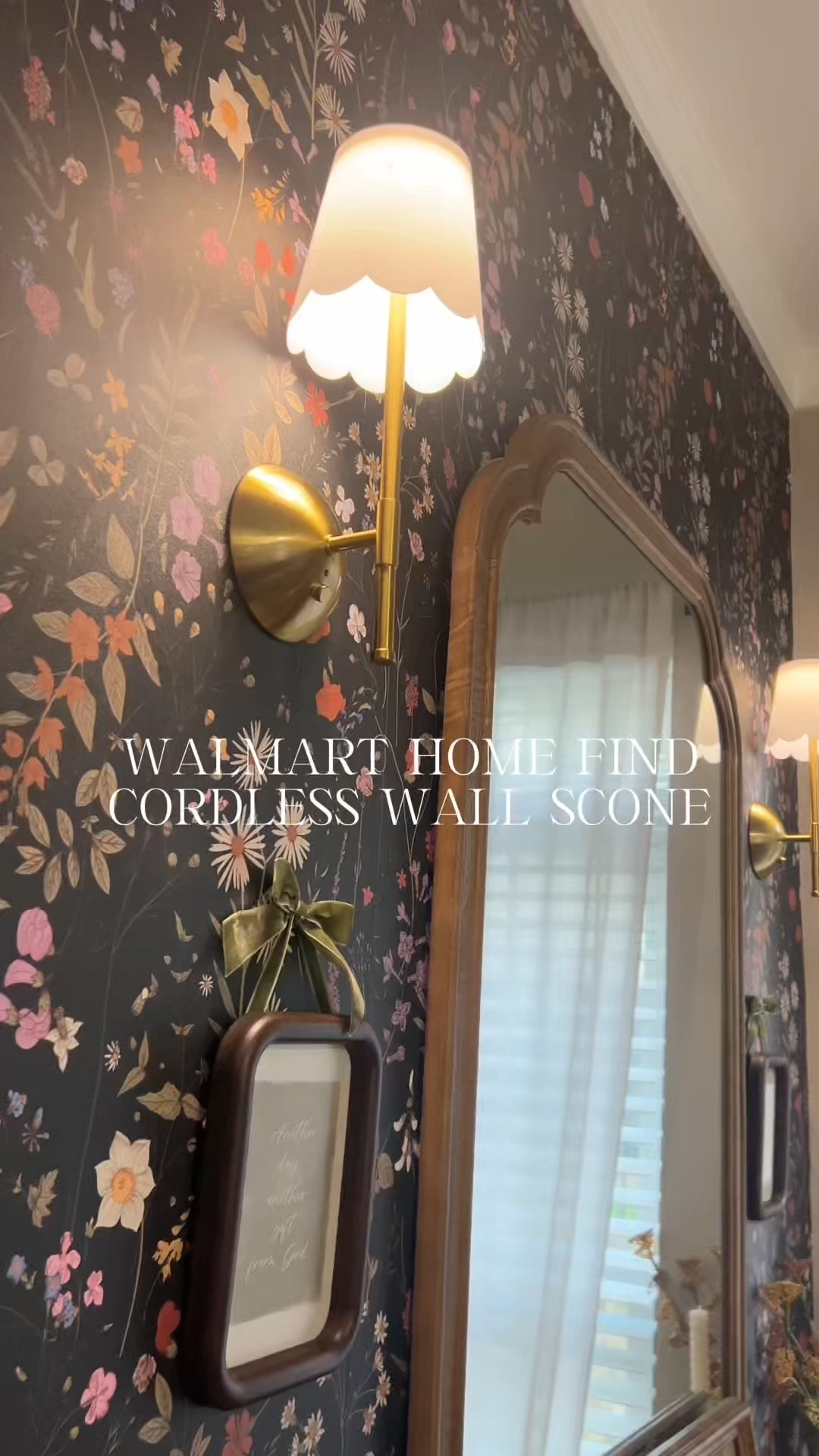 The best Walmart home find. This wall scone is cordless, so easy to install, and is controllable by remote. 

#LTKFindsUnder50 #LTKHome