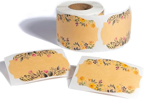 (250pc/Roll) 2" Label Stickers for Jars and Lids | Pantry, Mason Jar, Canning, Spice, Bottle Labe... | Amazon (US)