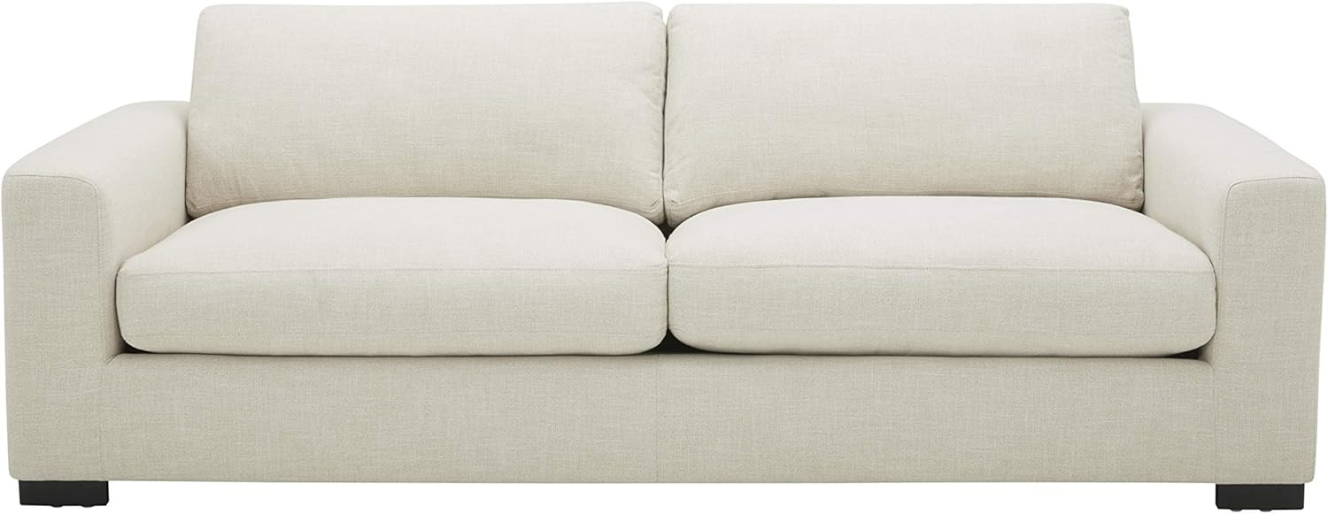 Amazon Brand - Stone & Beam Westview Extra-Deep Down-Filled Sofa Couch, 89"W, Cream | Amazon (US)