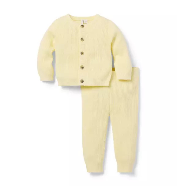 Baby Ribbed Cardigan Matching Set | Janie and Jack