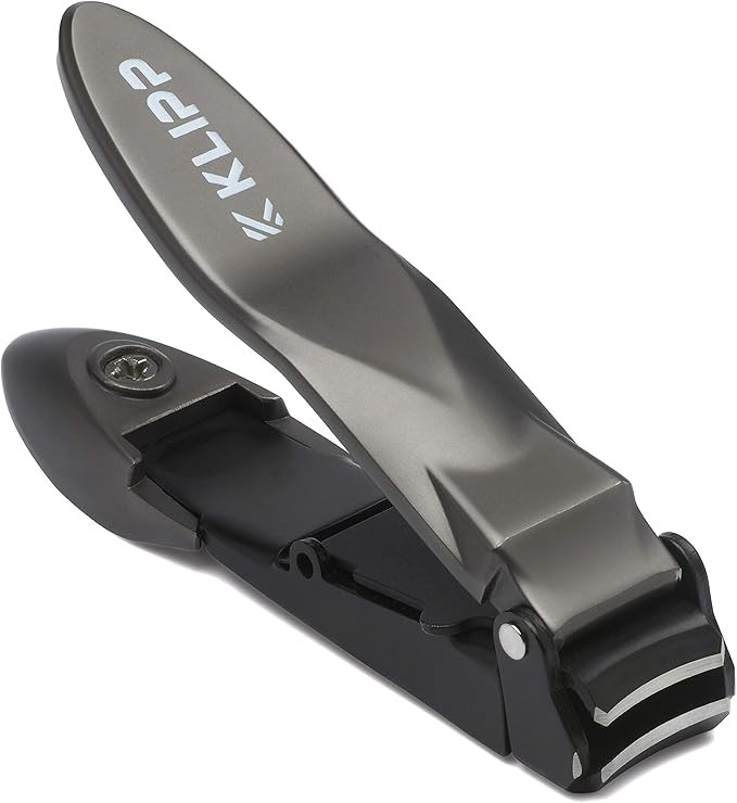 Nail Clippers for Men with Catcher - KLIPP Heavy Duty Razor-Sharp Self-Collecting Nail Cutter, Er... | Amazon (US)