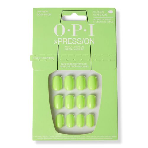 Neon nail Design OPI Press On Nails Trendy & Colorful For summer | Ulta