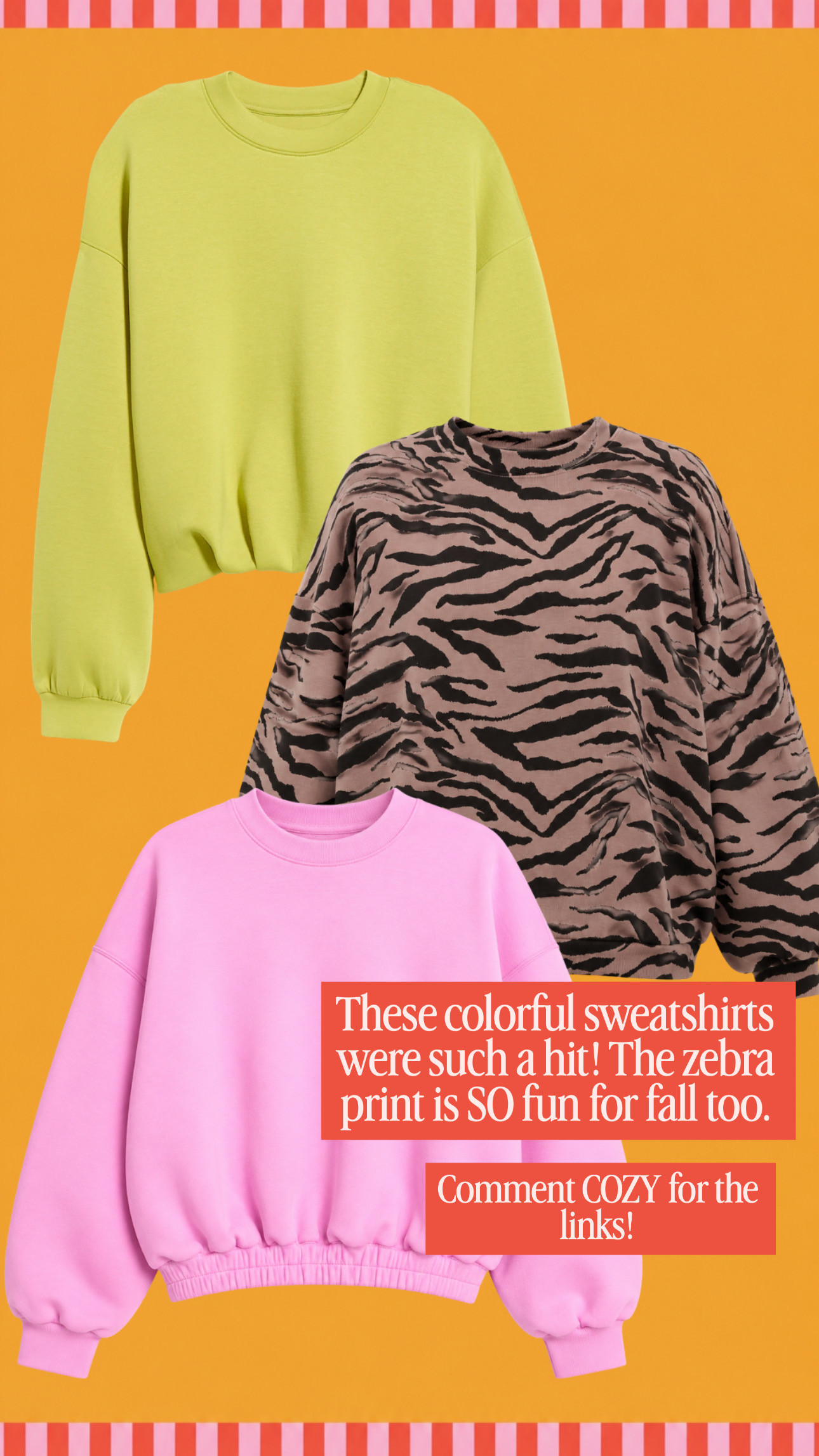 These colorful sweatshirts were such a hit! The new zebra print is so fun!!

#LTKootd #LTKgrwm